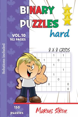 Binary Puzzles - hard, vol. 10 von Independently published